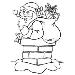 Coloring page: Santa Claus (Characters) #104800 - Free Printable Coloring Pages