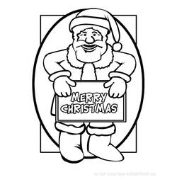 Coloring page: Santa Claus (Characters) #104801 - Free Printable Coloring Pages