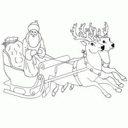 Coloring page: Santa Claus (Characters) #104808 - Free Printable Coloring Pages