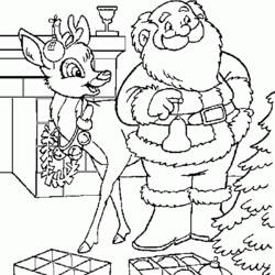 Coloring page: Santa Claus (Characters) #104826 - Free Printable Coloring Pages
