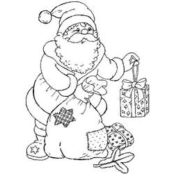 Coloring page: Santa Claus (Characters) #104828 - Free Printable Coloring Pages
