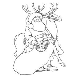 Coloring page: Santa Claus (Characters) #104834 - Free Printable Coloring Pages