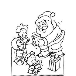 Coloring page: Santa Claus (Characters) #104838 - Free Printable Coloring Pages