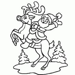 Coloring page: Santa Claus (Characters) #104839 - Free Printable Coloring Pages