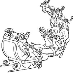 Coloring page: Santa Claus (Characters) #104849 - Free Printable Coloring Pages