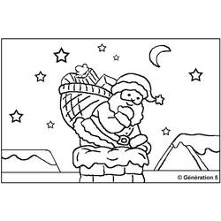 Coloring page: Santa Claus (Characters) #104853 - Free Printable Coloring Pages