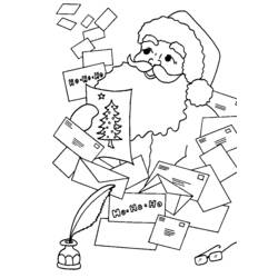 Coloring page: Santa Claus (Characters) #104874 - Free Printable Coloring Pages