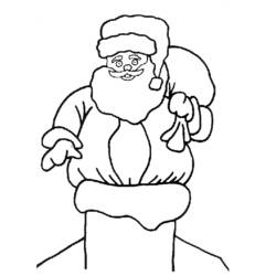 Coloring page: Santa Claus (Characters) #104877 - Free Printable Coloring Pages