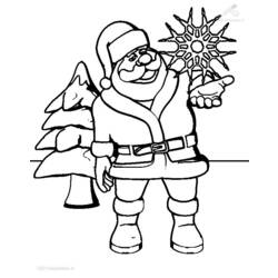 Coloring page: Santa Claus (Characters) #104886 - Free Printable Coloring Pages