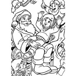 Coloring page: Santa Claus (Characters) #104890 - Free Printable Coloring Pages