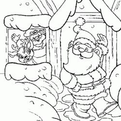 Coloring page: Santa Claus (Characters) #104894 - Free Printable Coloring Pages