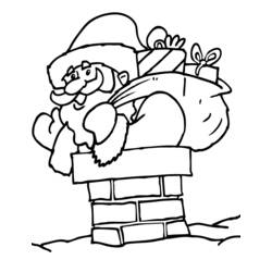 Coloring page: Santa Claus (Characters) #104907 - Free Printable Coloring Pages