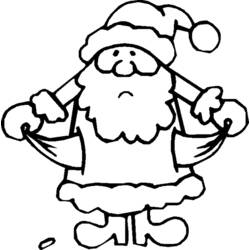 Coloring page: Santa Claus (Characters) #104938 - Free Printable Coloring Pages