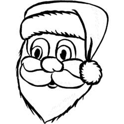 Coloring page: Santa Claus (Characters) #104943 - Free Printable Coloring Pages