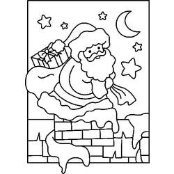 Coloring page: Santa Claus (Characters) #104967 - Free Printable Coloring Pages