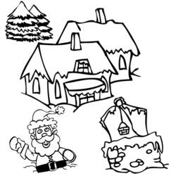 Coloring page: Santa Claus (Characters) #104989 - Free Printable Coloring Pages