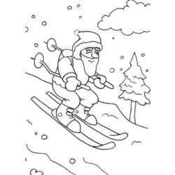 Coloring page: Santa Claus (Characters) #104992 - Free Printable Coloring Pages