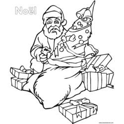 Coloring page: Santa Claus (Characters) #104997 - Free Printable Coloring Pages