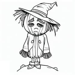 Scarecrow (Characters) coloring page #187714 to print and color