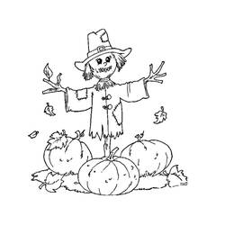 Scarecrow (Characters) coloring page #187740 to print and color