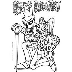 Coloring page: Skeleton (Characters) #147414 - Free Printable Coloring Pages