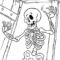 Coloring page: Skeleton (Characters) #147422 - Free Printable Coloring Pages