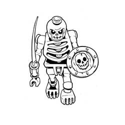 Coloring page: Skeleton (Characters) #147432 - Printable coloring pages