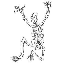 Coloring page: Skeleton (Characters) #147439 - Printable coloring pages