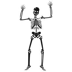 Coloring page: Skeleton (Characters) #147441 - Free Printable Coloring Pages