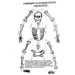 Coloring page: Skeleton (Characters) #147442 - Printable coloring pages