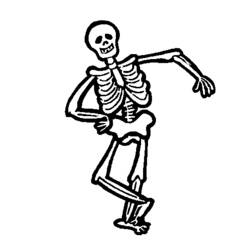 Coloring page: Skeleton (Characters) #147449 - Printable coloring pages