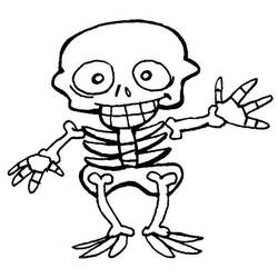 Coloring page: Skeleton (Characters) #147462 - Free Printable Coloring Pages