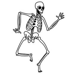 Coloring page: Skeleton (Characters) #147476 - Printable coloring pages