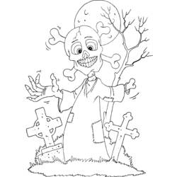 Coloring page: Skeleton (Characters) #147479 - Free Printable Coloring Pages