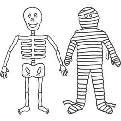 Coloring page: Skeleton (Characters) #147484 - Free Printable Coloring Pages