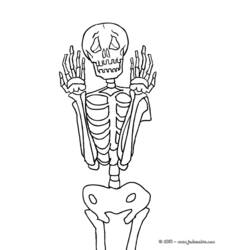 Coloring page: Skeleton (Characters) #147485 - Free Printable Coloring Pages