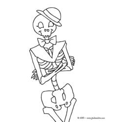 Coloring page: Skeleton (Characters) #147487 - Free Printable Coloring Pages