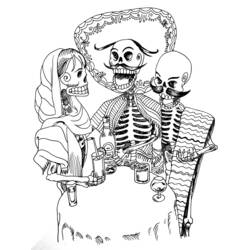 Coloring page: Skeleton (Characters) #147524 - Printable coloring pages
