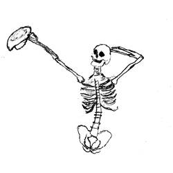 Coloring page: Skeleton (Characters) #147526 - Free Printable Coloring Pages