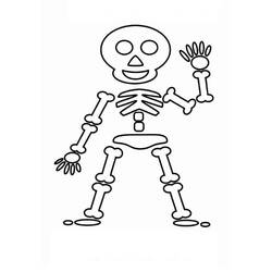 Coloring page: Skeleton (Characters) #147532 - Printable coloring pages