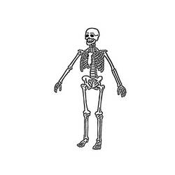 Coloring page: Skeleton (Characters) #147554 - Free Printable Coloring Pages