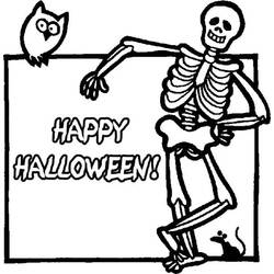Coloring page: Skeleton (Characters) #147577 - Printable coloring pages