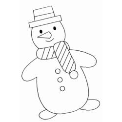 Coloring page: Snowman (Characters) #89174 - Printable coloring pages