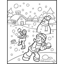 Coloring page: Snowman (Characters) #89178 - Free Printable Coloring Pages
