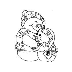 Coloring page: Snowman (Characters) #89208 - Free Printable Coloring Pages