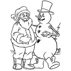 Coloring page: Snowman (Characters) #89224 - Free Printable Coloring Pages