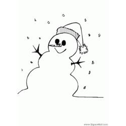 Coloring page: Snowman (Characters) #89225 - Free Printable Coloring Pages
