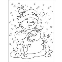 Coloring page: Snowman (Characters) #89228 - Free Printable Coloring Pages