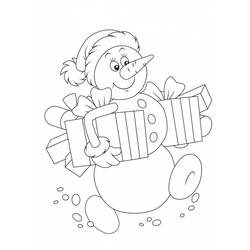 Coloring page: Snowman (Characters) #89232 - Free Printable Coloring Pages