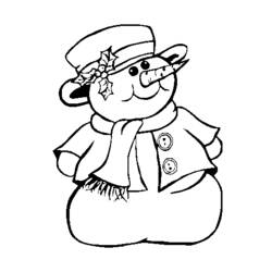 Coloring page: Snowman (Characters) #89246 - Free Printable Coloring Pages